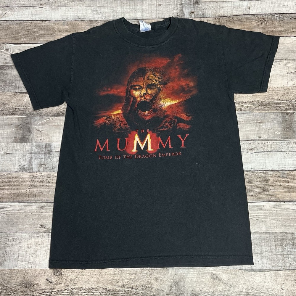The Mummy Shirt Size Small Black Vintage 2000s Tomb Of The Dragon Emperor Promo